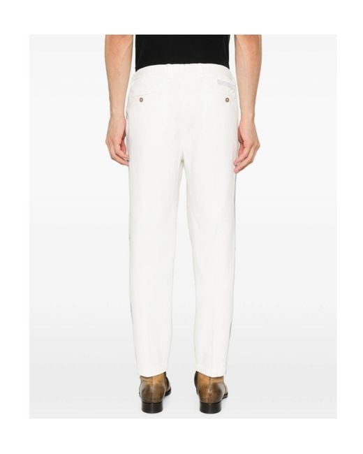 Briglia 1949 Multicolor Button-Detail Casual Trousers for men