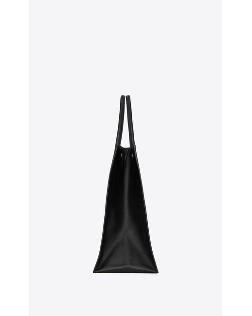 Saint Laurent Black Rive Gauche Large Tote Bag for men