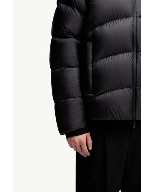 Moncler Black Fulcran Zip-Up Hooded Jacket for men