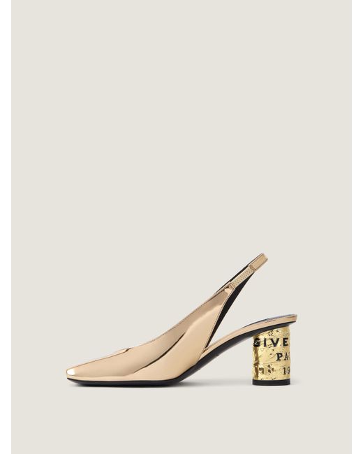 Givenchy Metallic Tape Slingback Pumps