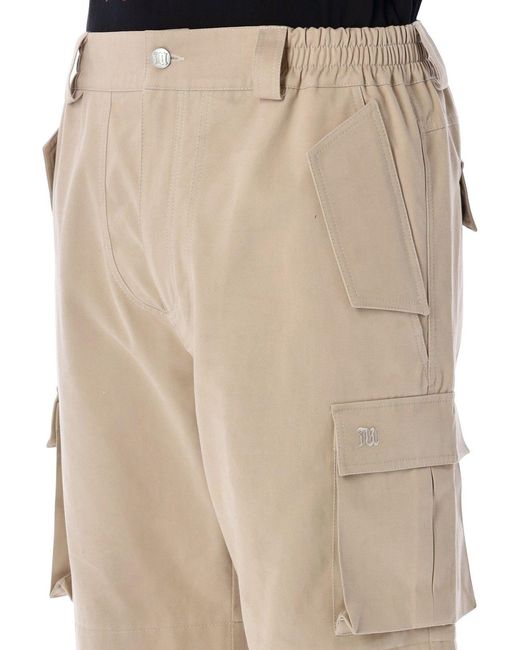 M I S B H V Natural Baggy Cargo Pants for men