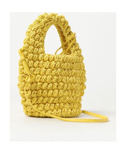 J.W. Anderson Yellow Jw Anderson Anchor Plaque Shoulder Bag