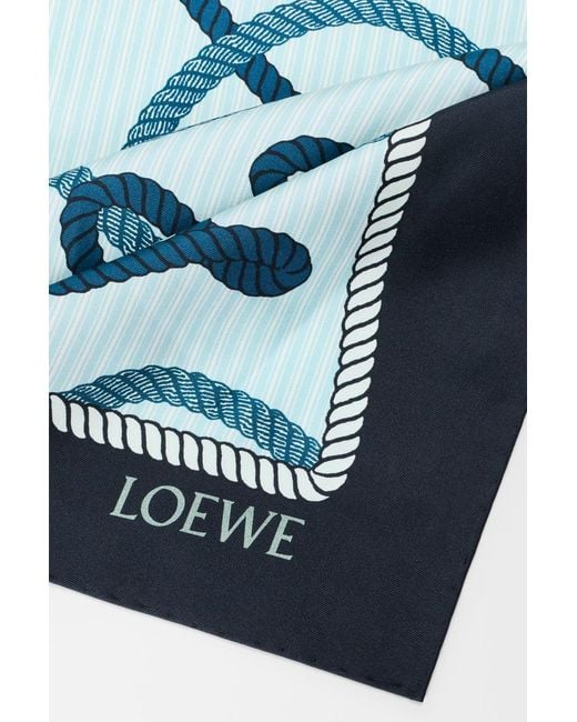 Loewe Blue Scarf
