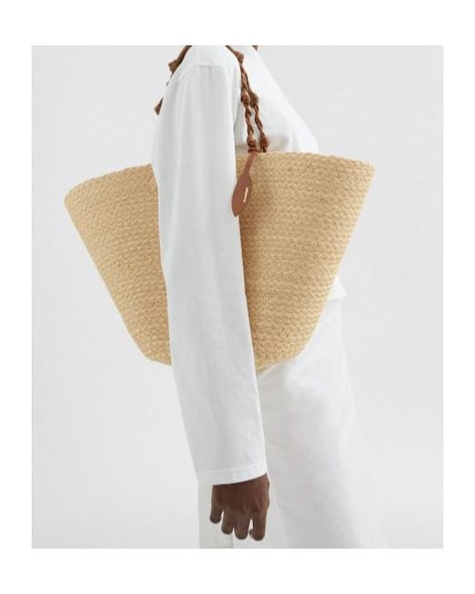 Jil Sander Natural Tangle Large Tote Bag