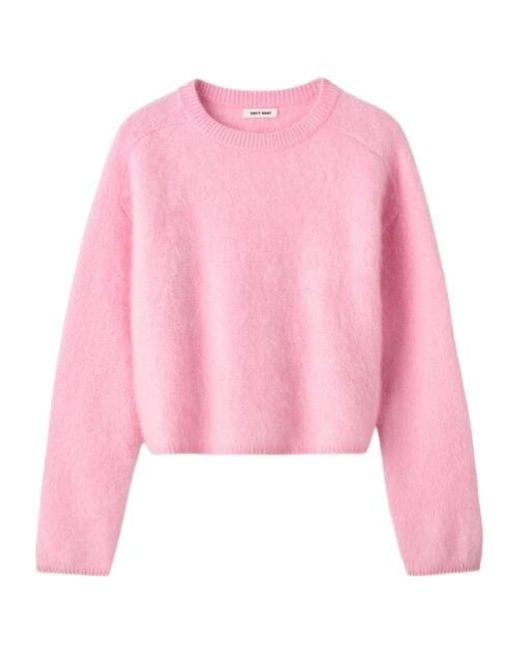 Soft Goat Pink Long-Sleeved Sweater