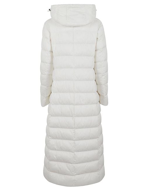 Herno Gray Hooded Padded Jacket