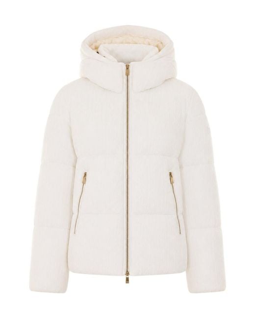 Tatras White Long-Sleeve Hooded Down Jacket
