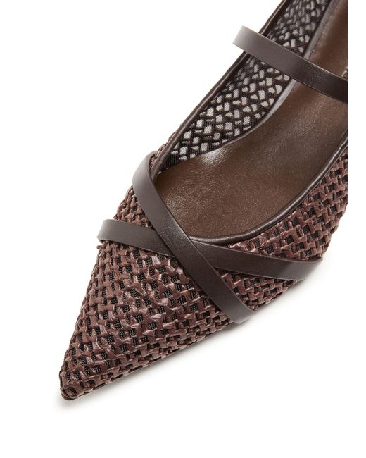 Max Mara Brown Pointed Toe Ballet Flats