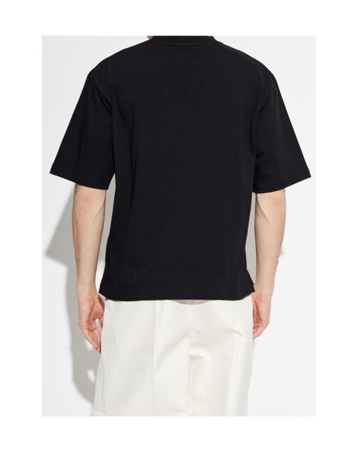 DSquared² Black Logo Print T-Shirt for men