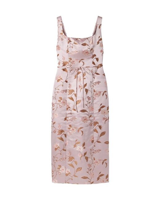 Staud Pink Zoe Floral Dress