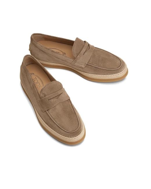 Tod's Brown Classic Moccasin Loafers for men