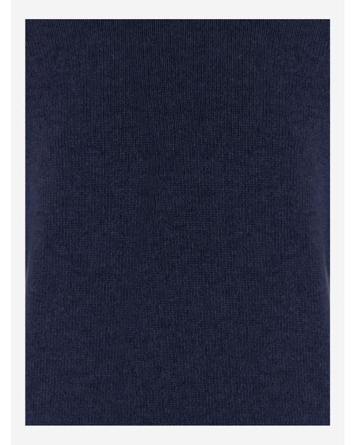 Tagliatore Blue Long-Sleeved Sweater for men