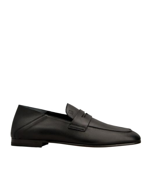 Tod's Black Round-Toe Loafers for men