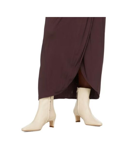 Staud White High-Heeled Pointy Boots