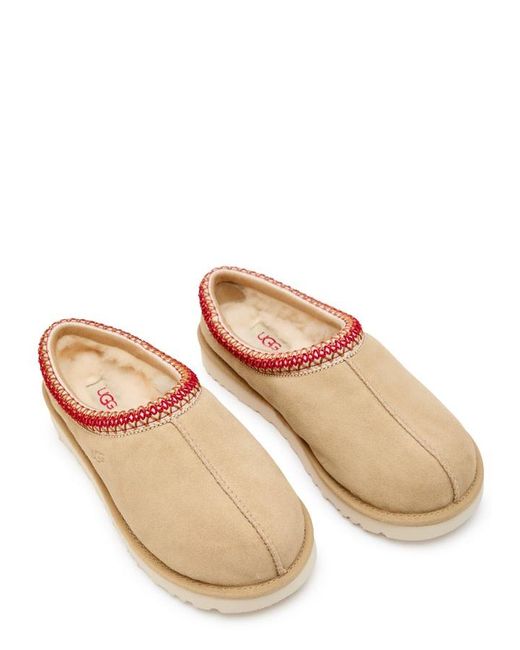 Ugg Brown Tasman Ii Suede Flatform Slippers