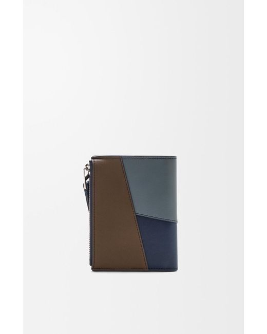 Loewe Gray Puzzle Slim Compact Wallet for men