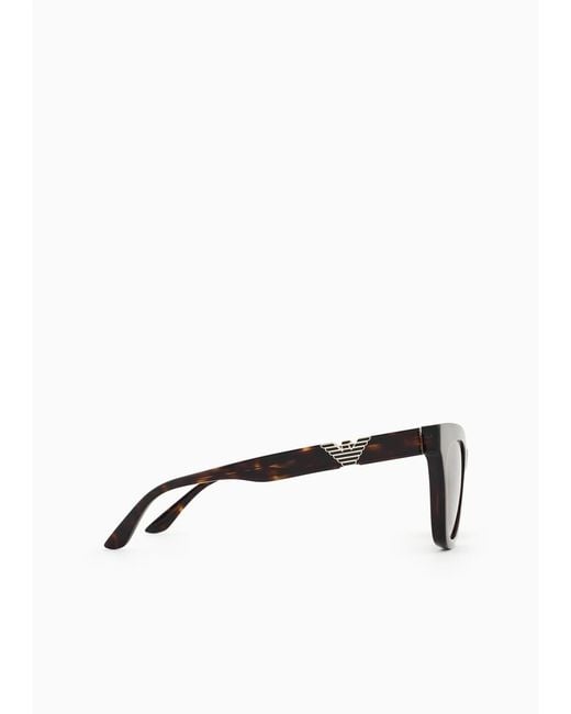 Emporio Armani Multicolor Cat-Eye Frame Sunglasses
