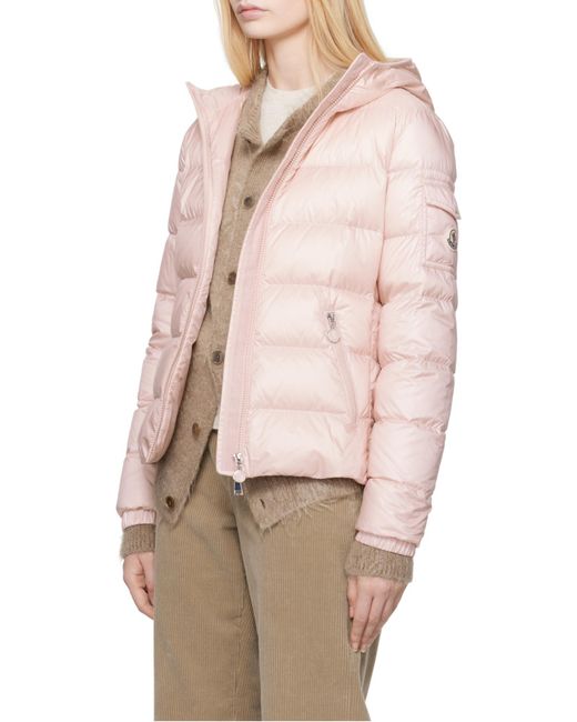 Moncler Natural Gles Zip-Up Padded Jacket