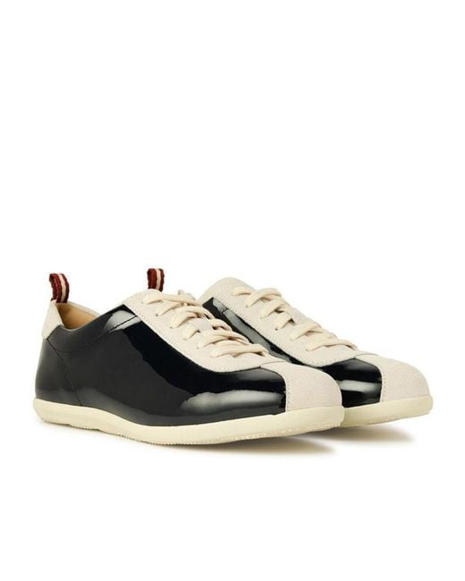 Bally Black Lace-Up Casual Sneakers
