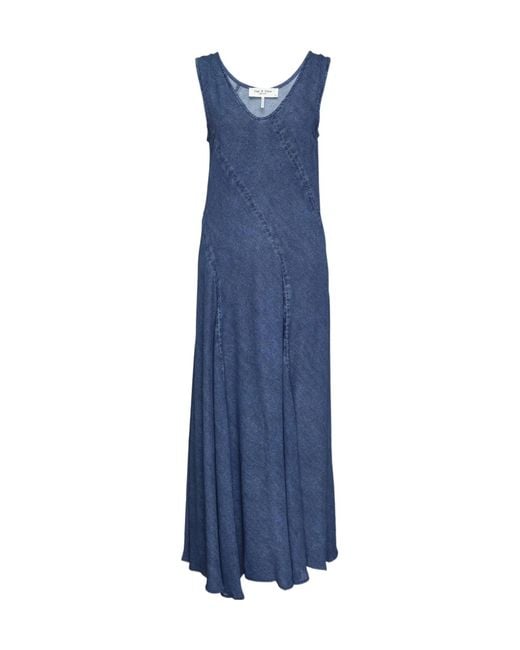 Rag & Bone Blue Sleeveless Dress