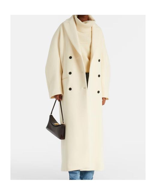 Jacquemus Natural Virgin Wool Coat