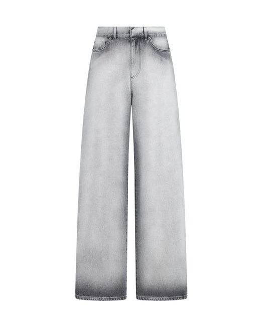 Dior Gray Flared Jeans