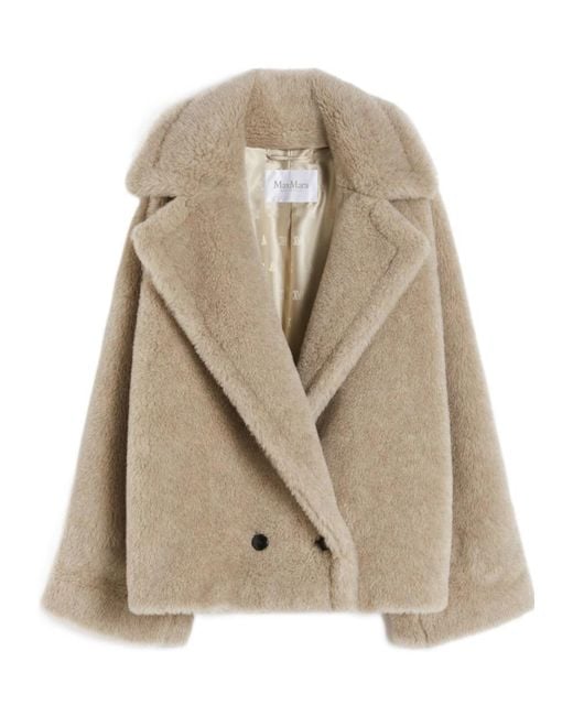 Max Mara Natural Cambusa Double-Breasted Coat