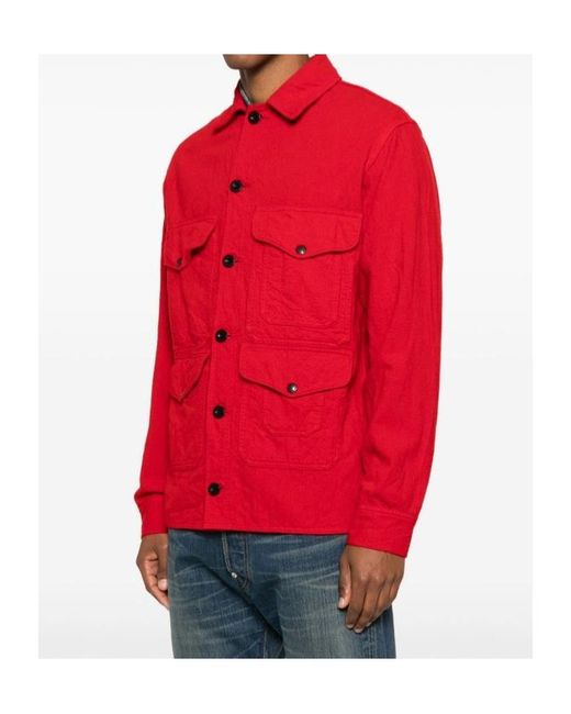 Junya Watanabe Red X Filson Buttoned Pocket Jacket for men