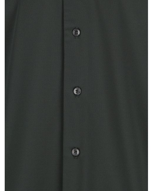 Xacus Black Classic Long-Sleeve Shirt for men