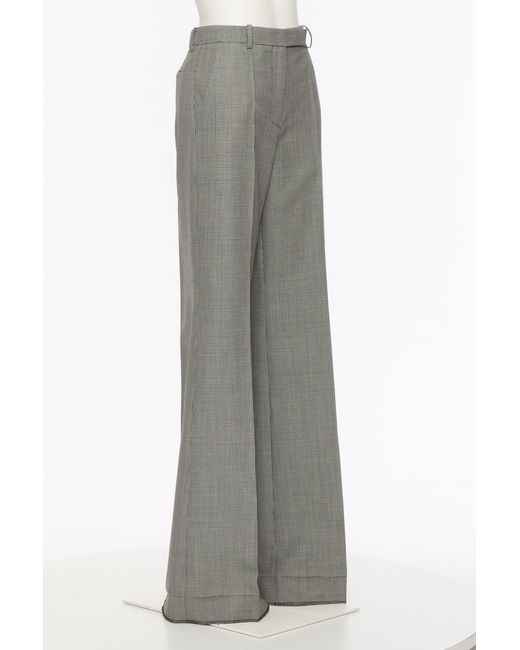 Valentino Gray Belt Loop Casual Pants