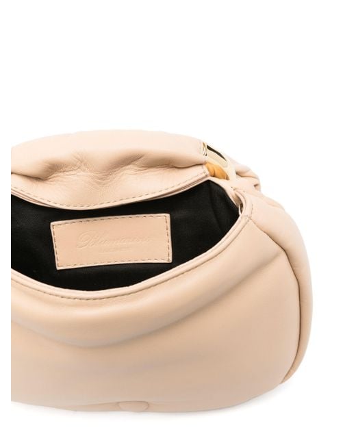 Blumarine Natural Clamshell Handbag