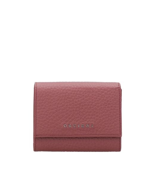 Orciani Red Logo Wallet