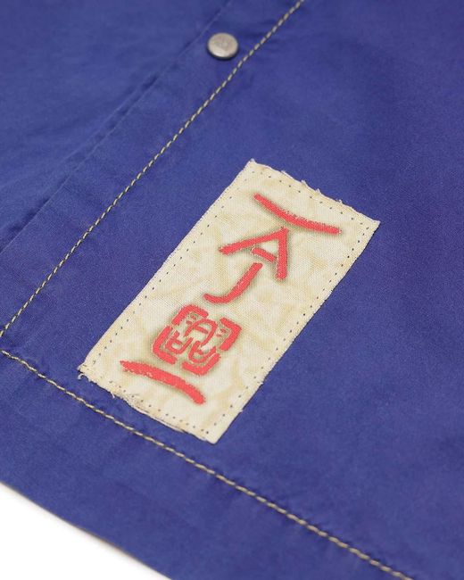 Armani Jeans Blue Logo Detail Shirt for men