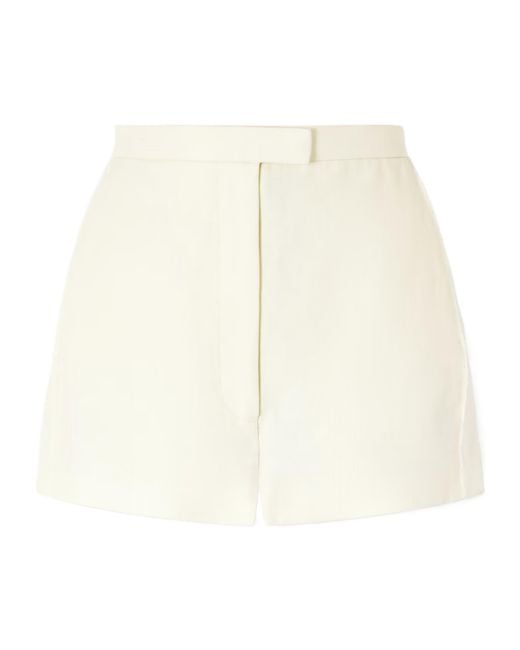 Khaite White Blane Shorts