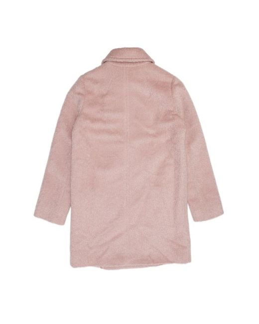Max Mara Pink Long-Sleeved Coat