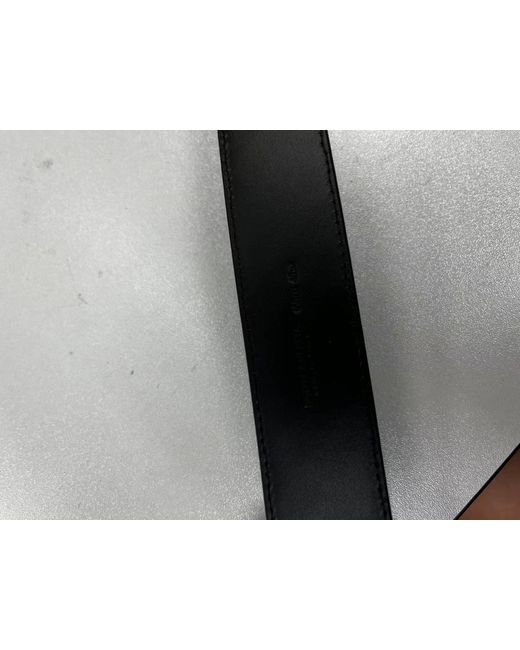 Bottega Veneta Gray Intrecciato Buckle Belt for men