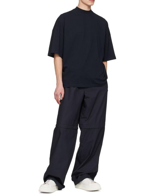 Jil Sander White Round-Toe Low-Top Sneakers for men