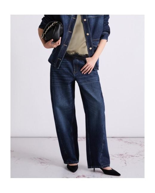 Marella Blue Barrel Jeans