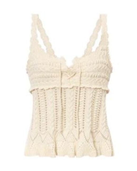Isabel Marant White Isabel Marant Étoile Neves Knit Tank Top