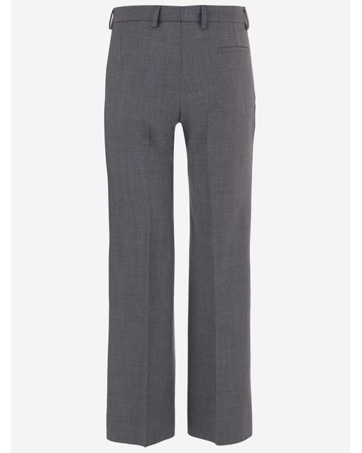 DARKPARK Gray Tailored Straight-Leg Pants