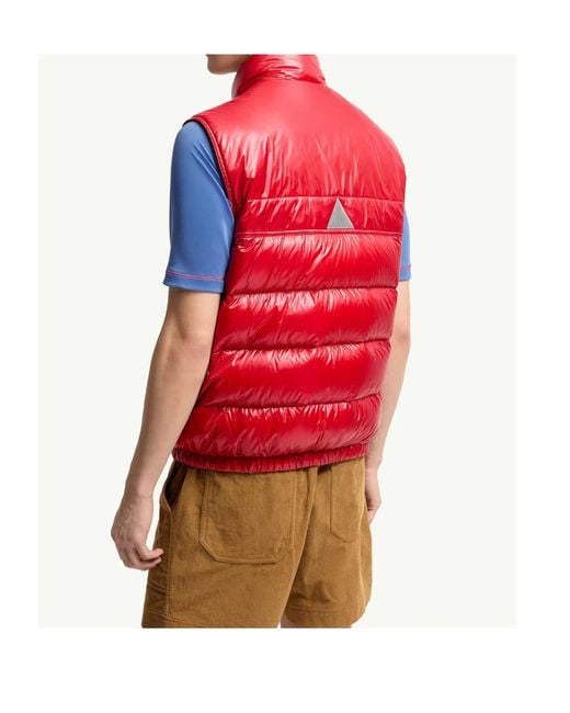 Moncler Red Uychi Padded Vest for men