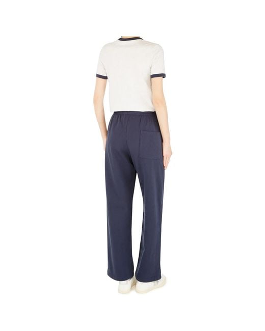 Sporty & Rich Blue Elastic Waist Sports Pants