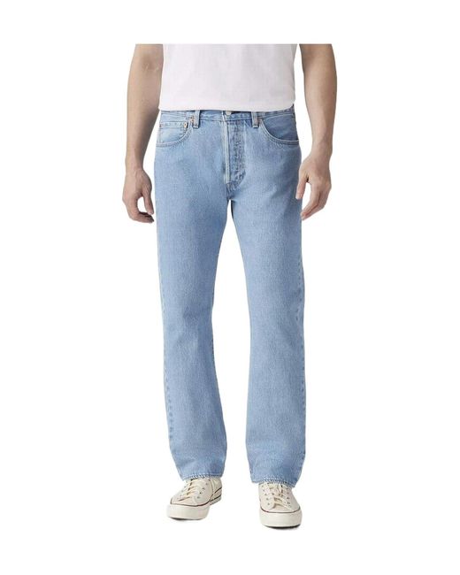 Levi's Blue Straight Jeans for men