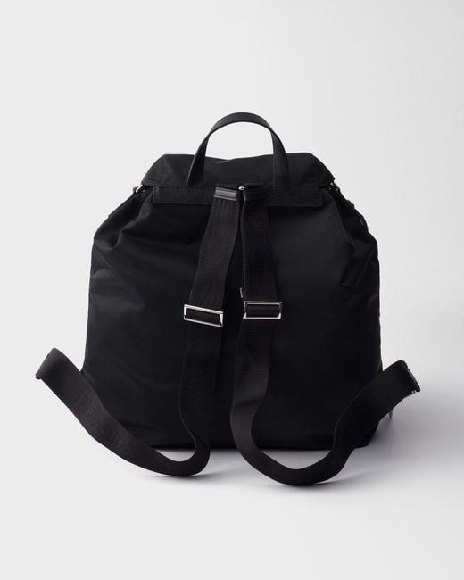 Prada Black Re-Nylon Backpack for men