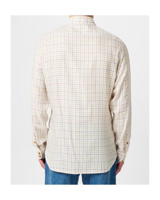 Vivienne Westwood White Tattersall Checked Shirt for men