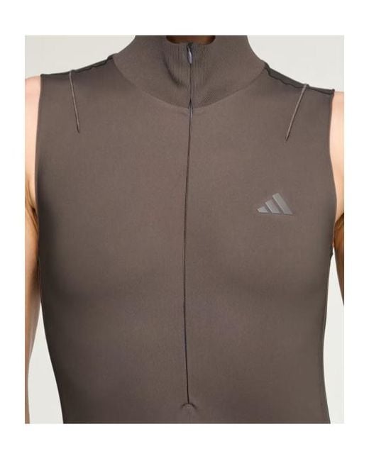 Adidas Brown X Entire Studios Sleeveless Unitard