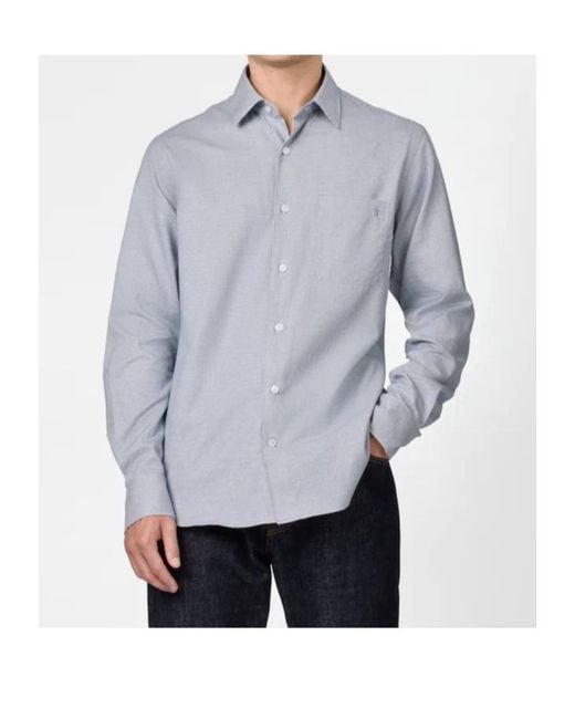 Tod's Blue Long-Sleeved Shirt for men