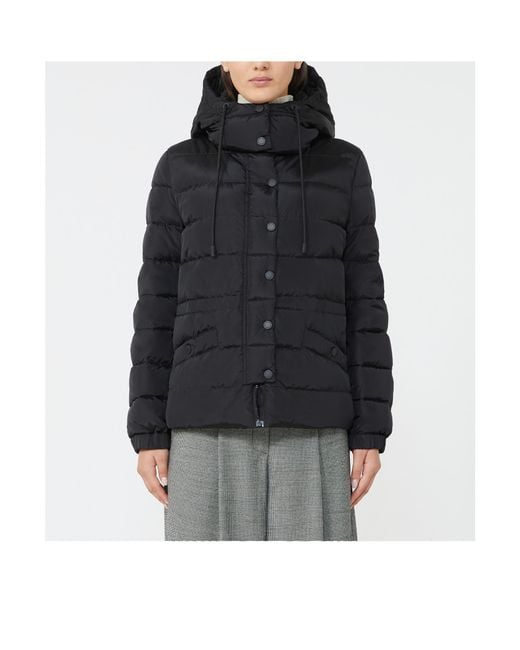 Weekend by Maxmara Black Long-Sleeved Down Jacket