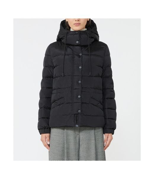 Weekend by Maxmara Black Long-Sleeved Down Jacket