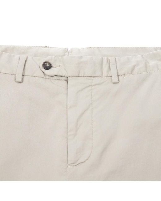 Paul & Shark White Slim Shorts for men